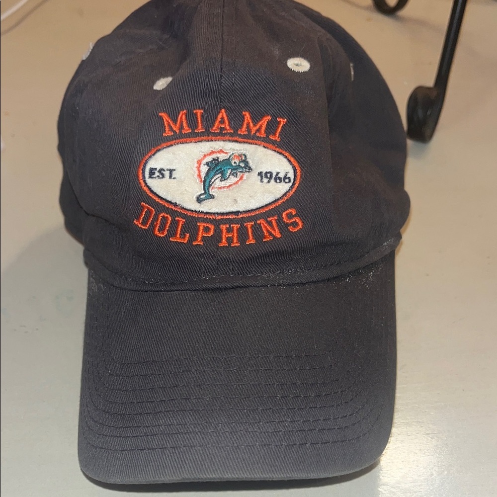 Reebok Navy Miami Dolphins Hat